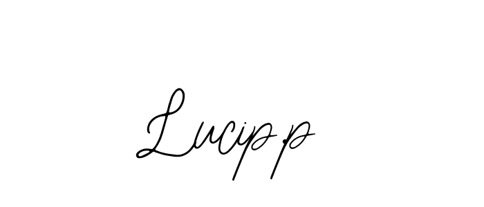 Design your own signature with our free online signature maker. With this signature software, you can create a handwritten (Bearetta-2O07w) signature for name Lucip.p. Lucip.p signature style 12 images and pictures png