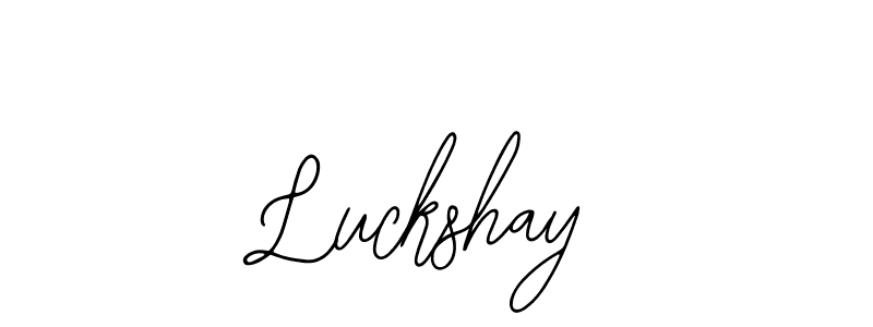 It looks lik you need a new signature style for name Luckshay. Design unique handwritten (Bearetta-2O07w) signature with our free signature maker in just a few clicks. Luckshay signature style 12 images and pictures png