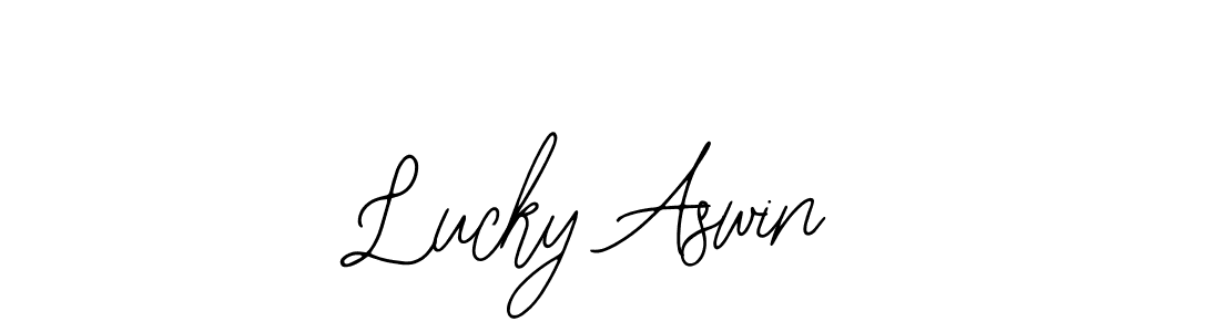 Make a beautiful signature design for name Lucky Aswin. With this signature (Bearetta-2O07w) style, you can create a handwritten signature for free. Lucky Aswin signature style 12 images and pictures png