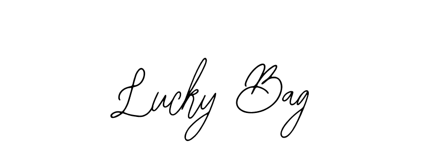 Similarly Bearetta-2O07w is the best handwritten signature design. Signature creator online .You can use it as an online autograph creator for name Lucky Bag. Lucky Bag signature style 12 images and pictures png