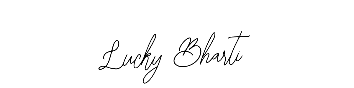 How to make Lucky Bharti signature? Bearetta-2O07w is a professional autograph style. Create handwritten signature for Lucky Bharti name. Lucky Bharti signature style 12 images and pictures png