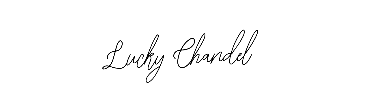 Lucky Chandel stylish signature style. Best Handwritten Sign (Bearetta-2O07w) for my name. Handwritten Signature Collection Ideas for my name Lucky Chandel. Lucky Chandel signature style 12 images and pictures png