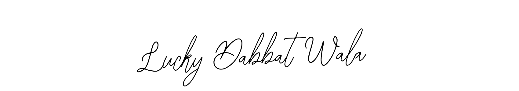 Create a beautiful signature design for name Lucky Dabbat Wala. With this signature (Bearetta-2O07w) fonts, you can make a handwritten signature for free. Lucky Dabbat Wala signature style 12 images and pictures png