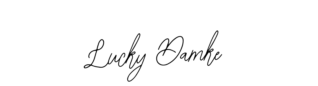 This is the best signature style for the Lucky Damke name. Also you like these signature font (Bearetta-2O07w). Mix name signature. Lucky Damke signature style 12 images and pictures png