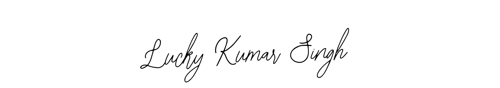 It looks lik you need a new signature style for name Lucky Kumar Singh. Design unique handwritten (Bearetta-2O07w) signature with our free signature maker in just a few clicks. Lucky Kumar Singh signature style 12 images and pictures png