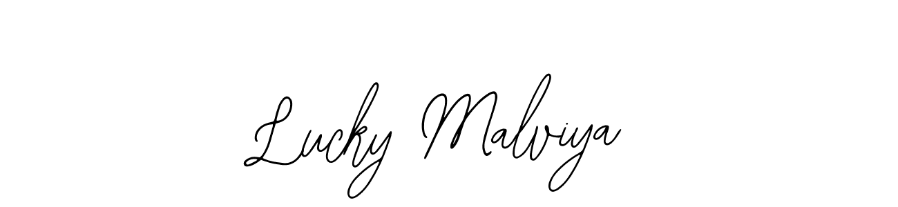 if you are searching for the best signature style for your name Lucky Malviya. so please give up your signature search. here we have designed multiple signature styles  using Bearetta-2O07w. Lucky Malviya signature style 12 images and pictures png