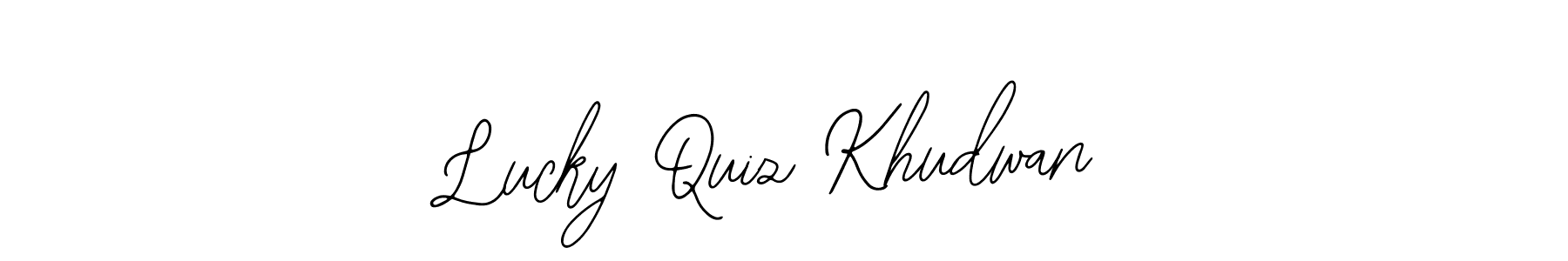 Make a beautiful signature design for name Lucky Quiz Khudwan. With this signature (Bearetta-2O07w) style, you can create a handwritten signature for free. Lucky Quiz Khudwan signature style 12 images and pictures png