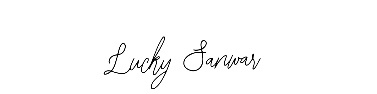 Also we have Lucky Sanwar name is the best signature style. Create professional handwritten signature collection using Bearetta-2O07w autograph style. Lucky Sanwar signature style 12 images and pictures png