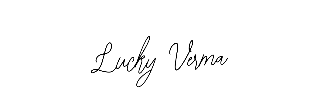 Here are the top 10 professional signature styles for the name Lucky Verma. These are the best autograph styles you can use for your name. Lucky Verma signature style 12 images and pictures png