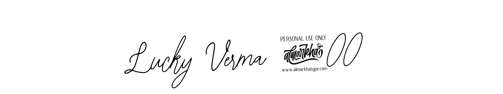 You should practise on your own different ways (Bearetta-2O07w) to write your name (Lucky Verma 2005) in signature. don't let someone else do it for you. Lucky Verma 2005 signature style 12 images and pictures png