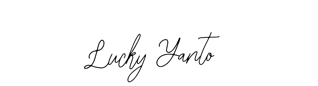 Lucky Yanto stylish signature style. Best Handwritten Sign (Bearetta-2O07w) for my name. Handwritten Signature Collection Ideas for my name Lucky Yanto. Lucky Yanto signature style 12 images and pictures png