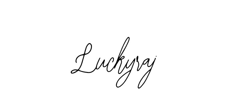 You should practise on your own different ways (Bearetta-2O07w) to write your name (Luckyraj) in signature. don't let someone else do it for you. Luckyraj signature style 12 images and pictures png