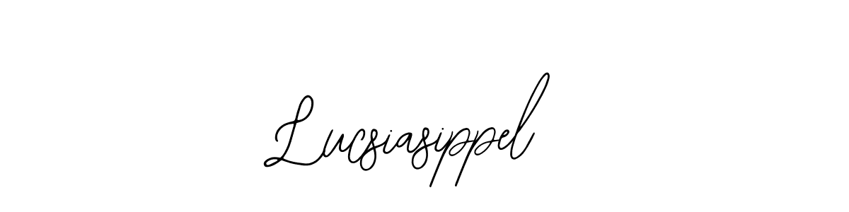 Lucsiasippel stylish signature style. Best Handwritten Sign (Bearetta-2O07w) for my name. Handwritten Signature Collection Ideas for my name Lucsiasippel. Lucsiasippel signature style 12 images and pictures png