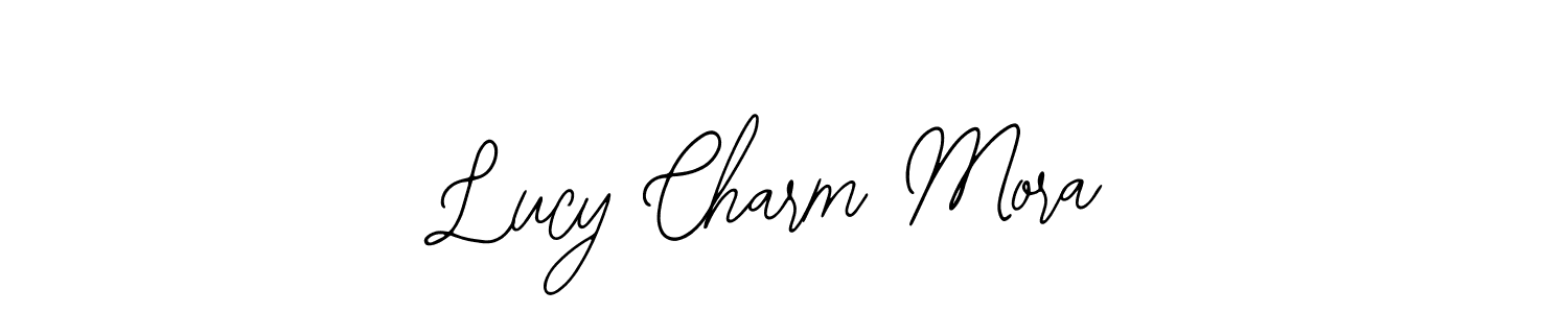 Once you've used our free online signature maker to create your best signature Bearetta-2O07w style, it's time to enjoy all of the benefits that Lucy Charm Mora name signing documents. Lucy Charm Mora signature style 12 images and pictures png