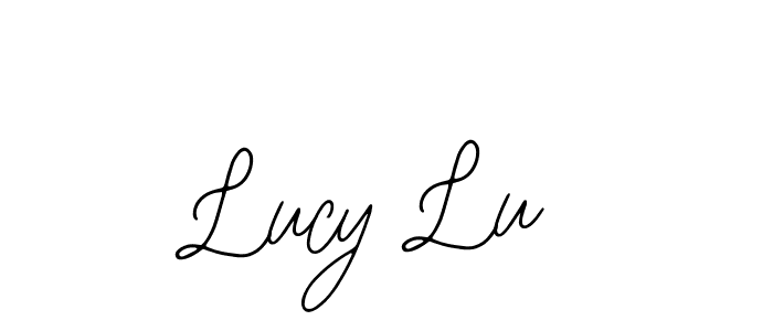 Lucy Lu stylish signature style. Best Handwritten Sign (Bearetta-2O07w) for my name. Handwritten Signature Collection Ideas for my name Lucy Lu. Lucy Lu signature style 12 images and pictures png