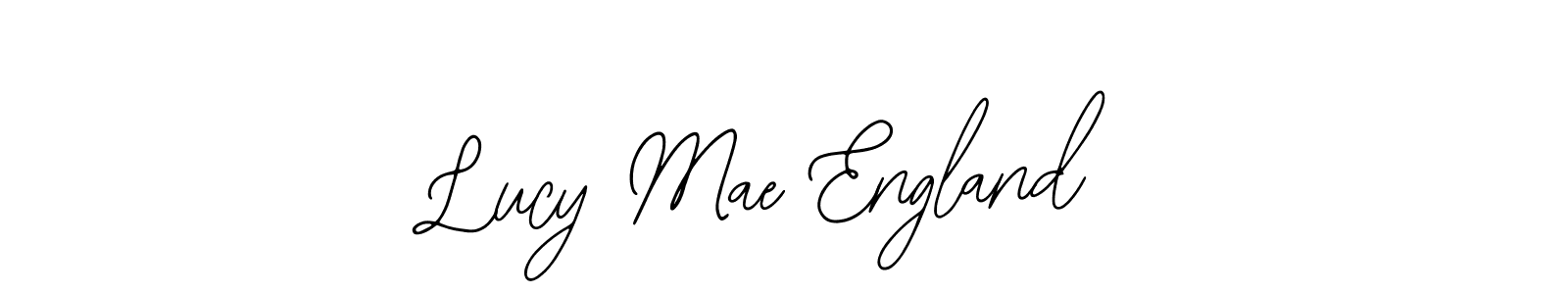 Use a signature maker to create a handwritten signature online. With this signature software, you can design (Bearetta-2O07w) your own signature for name Lucy Mae England. Lucy Mae England signature style 12 images and pictures png