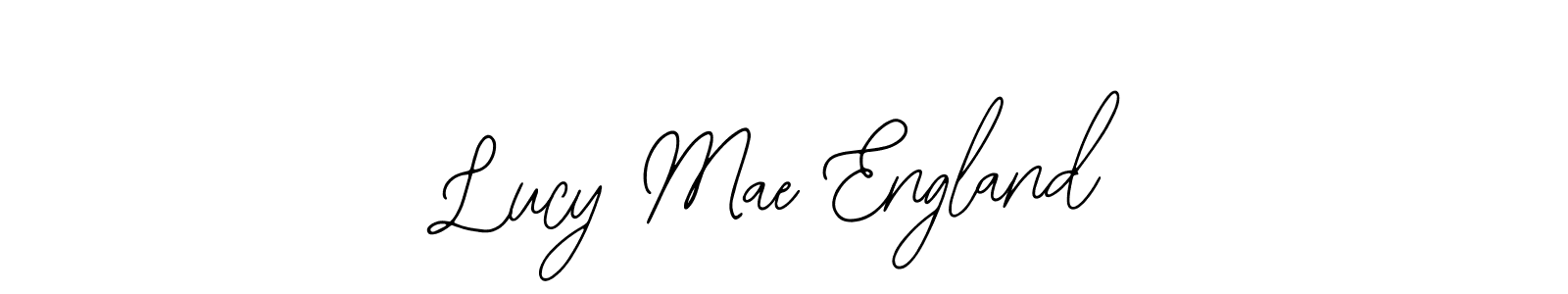 Use a signature maker to create a handwritten signature online. With this signature software, you can design (Bearetta-2O07w) your own signature for name Lucy Mae England. Lucy Mae England signature style 12 images and pictures png