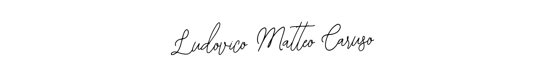 How to make Ludovico Matteo Caruso name signature. Use Bearetta-2O07w style for creating short signs online. This is the latest handwritten sign. Ludovico Matteo Caruso signature style 12 images and pictures png