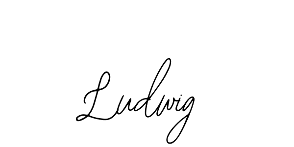 Design your own signature with our free online signature maker. With this signature software, you can create a handwritten (Bearetta-2O07w) signature for name Ludwig. Ludwig signature style 12 images and pictures png