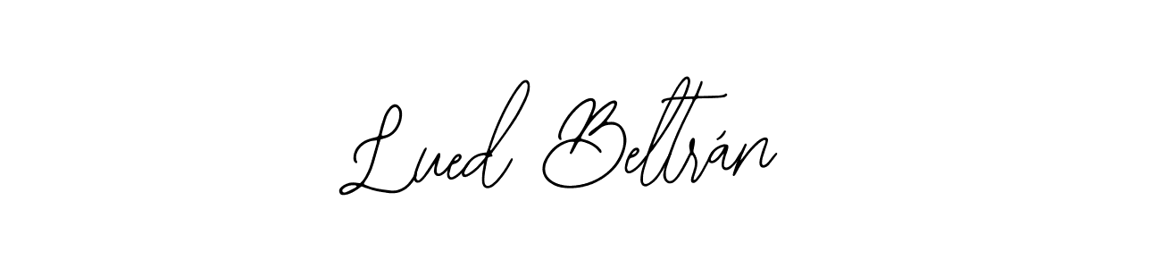 You can use this online signature creator to create a handwritten signature for the name Lued Beltrán. This is the best online autograph maker. Lued Beltrán signature style 12 images and pictures png