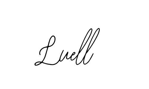 Luell stylish signature style. Best Handwritten Sign (Bearetta-2O07w) for my name. Handwritten Signature Collection Ideas for my name Luell. Luell signature style 12 images and pictures png