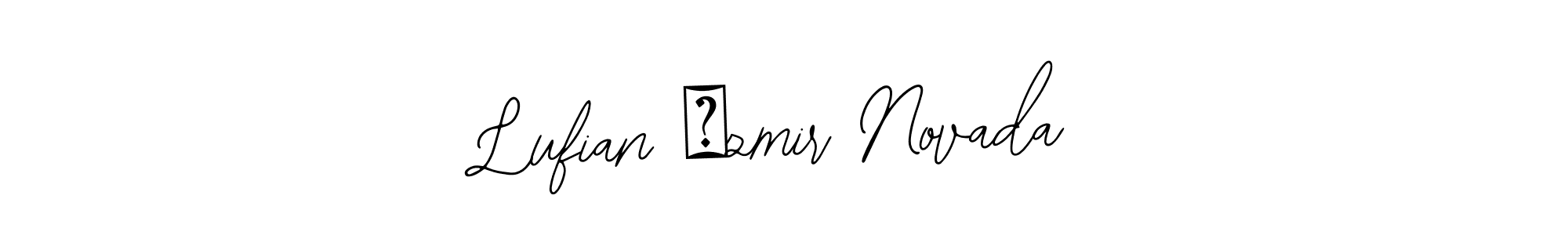Make a short Lufian İzmir Novada signature style. Manage your documents anywhere anytime using Bearetta-2O07w. Create and add eSignatures, submit forms, share and send files easily. Lufian İzmir Novada signature style 12 images and pictures png