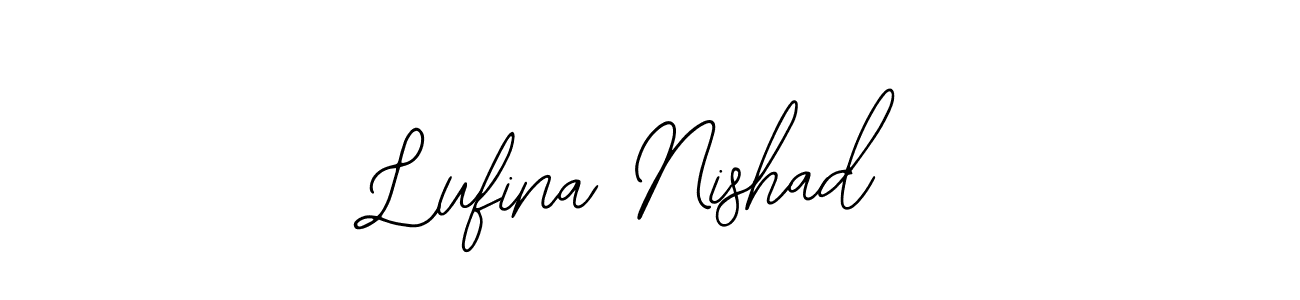 How to Draw Lufina Nishad signature style? Bearetta-2O07w is a latest design signature styles for name Lufina Nishad. Lufina Nishad signature style 12 images and pictures png