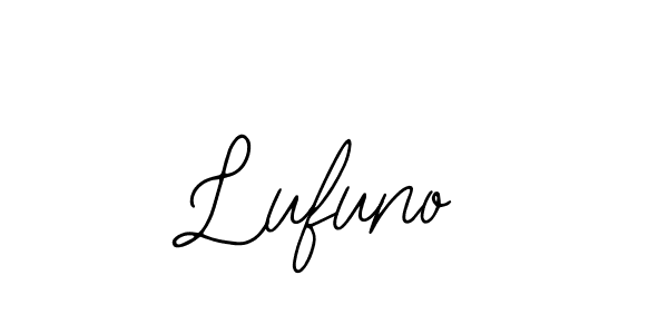 Make a beautiful signature design for name Lufuno. With this signature (Bearetta-2O07w) style, you can create a handwritten signature for free. Lufuno signature style 12 images and pictures png
