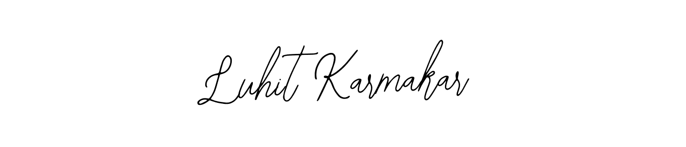 How to make Luhit Karmakar signature? Bearetta-2O07w is a professional autograph style. Create handwritten signature for Luhit Karmakar name. Luhit Karmakar signature style 12 images and pictures png
