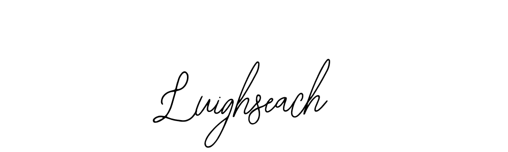 The best way (Bearetta-2O07w) to make a short signature is to pick only two or three words in your name. The name Luighseach include a total of six letters. For converting this name. Luighseach signature style 12 images and pictures png