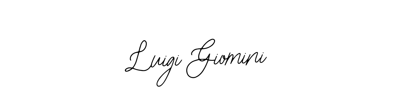 How to make Luigi Giomini signature? Bearetta-2O07w is a professional autograph style. Create handwritten signature for Luigi Giomini name. Luigi Giomini signature style 12 images and pictures png