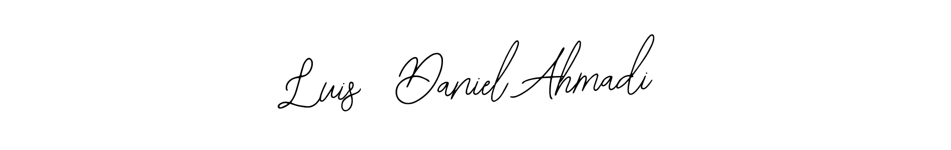 Make a beautiful signature design for name Luis  Daniel Ahmadi. Use this online signature maker to create a handwritten signature for free. Luis  Daniel Ahmadi signature style 12 images and pictures png