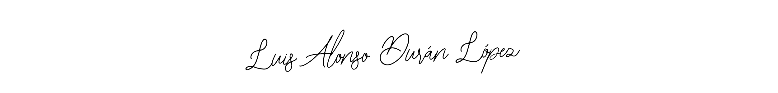 How to make Luis Alonso Durán López signature? Bearetta-2O07w is a professional autograph style. Create handwritten signature for Luis Alonso Durán López name. Luis Alonso Durán López signature style 12 images and pictures png
