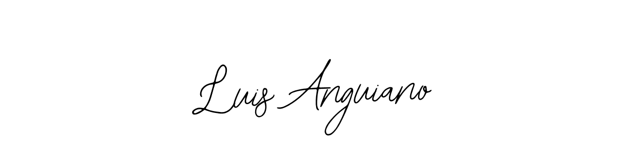 Make a beautiful signature design for name Luis Anguiano. With this signature (Bearetta-2O07w) style, you can create a handwritten signature for free. Luis Anguiano signature style 12 images and pictures png