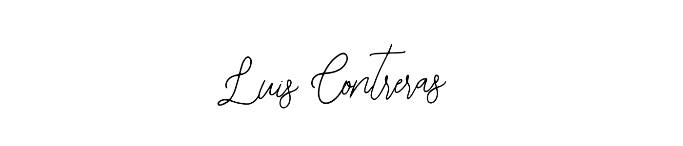 How to make Luis Contreras name signature. Use Bearetta-2O07w style for creating short signs online. This is the latest handwritten sign. Luis Contreras signature style 12 images and pictures png