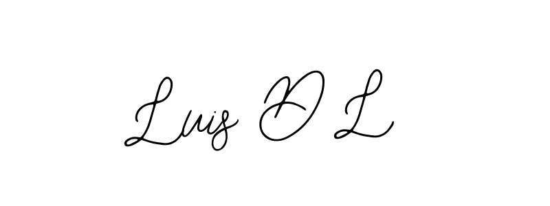 This is the best signature style for the Luis D L name. Also you like these signature font (Bearetta-2O07w). Mix name signature. Luis D L signature style 12 images and pictures png