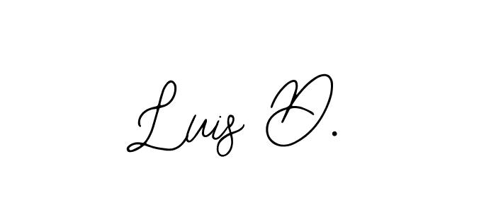 This is the best signature style for the Luis D. name. Also you like these signature font (Bearetta-2O07w). Mix name signature. Luis D. signature style 12 images and pictures png
