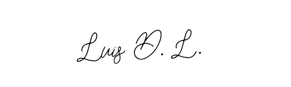 Make a beautiful signature design for name Luis D. L.. Use this online signature maker to create a handwritten signature for free. Luis D. L. signature style 12 images and pictures png