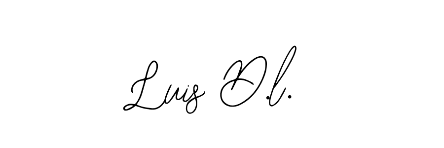 Create a beautiful signature design for name Luis D.l.. With this signature (Bearetta-2O07w) fonts, you can make a handwritten signature for free. Luis D.l. signature style 12 images and pictures png