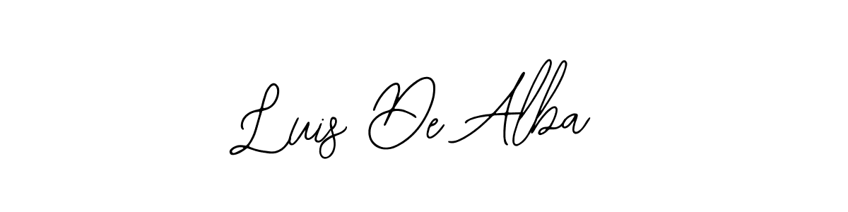 Also we have Luis De Alba name is the best signature style. Create professional handwritten signature collection using Bearetta-2O07w autograph style. Luis De Alba signature style 12 images and pictures png