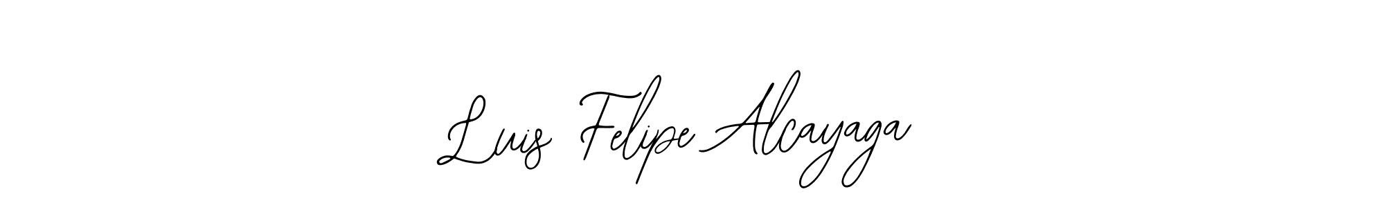 if you are searching for the best signature style for your name Luis Felipe Alcayaga. so please give up your signature search. here we have designed multiple signature styles  using Bearetta-2O07w. Luis Felipe Alcayaga signature style 12 images and pictures png