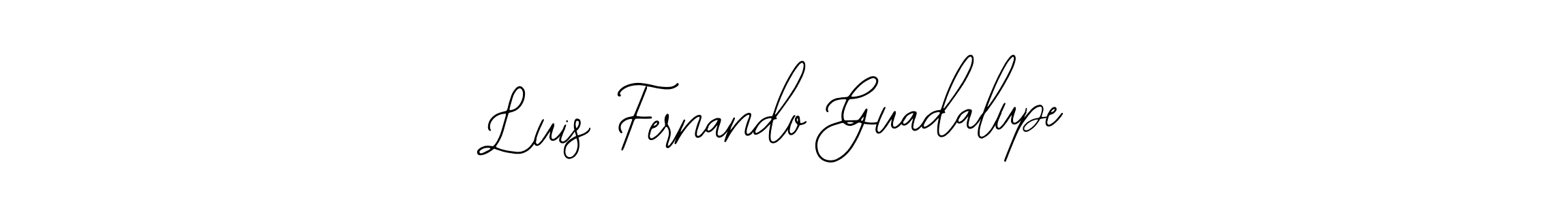 Make a short Luis Fernando Guadalupe signature style. Manage your documents anywhere anytime using Bearetta-2O07w. Create and add eSignatures, submit forms, share and send files easily. Luis Fernando Guadalupe signature style 12 images and pictures png