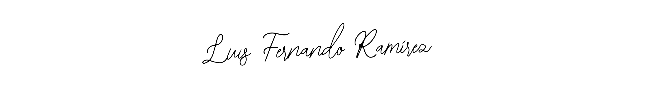 Similarly Bearetta-2O07w is the best handwritten signature design. Signature creator online .You can use it as an online autograph creator for name Luis Fernando Ramírez. Luis Fernando Ramírez signature style 12 images and pictures png