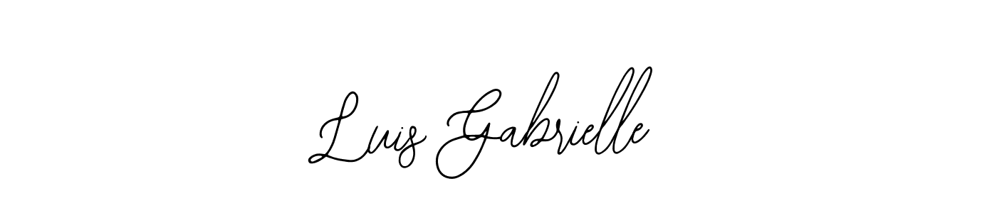 Also we have Luis Gabrielle name is the best signature style. Create professional handwritten signature collection using Bearetta-2O07w autograph style. Luis Gabrielle signature style 12 images and pictures png