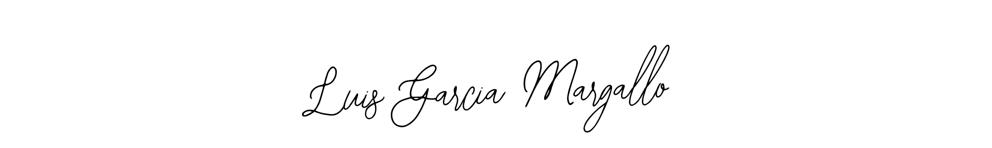 Use a signature maker to create a handwritten signature online. With this signature software, you can design (Bearetta-2O07w) your own signature for name Luis Garcia Margallo. Luis Garcia Margallo signature style 12 images and pictures png