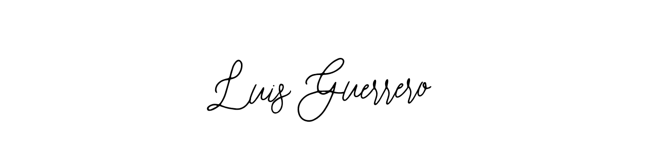 You should practise on your own different ways (Bearetta-2O07w) to write your name (Luis Guerrero) in signature. don't let someone else do it for you. Luis Guerrero signature style 12 images and pictures png