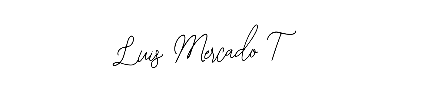 Also You can easily find your signature by using the search form. We will create Luis Mercado T name handwritten signature images for you free of cost using Bearetta-2O07w sign style. Luis Mercado T signature style 12 images and pictures png