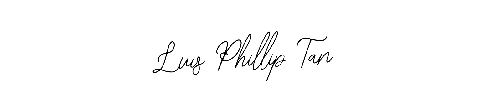 You should practise on your own different ways (Bearetta-2O07w) to write your name (Luis Phillip Tan) in signature. don't let someone else do it for you. Luis Phillip Tan signature style 12 images and pictures png