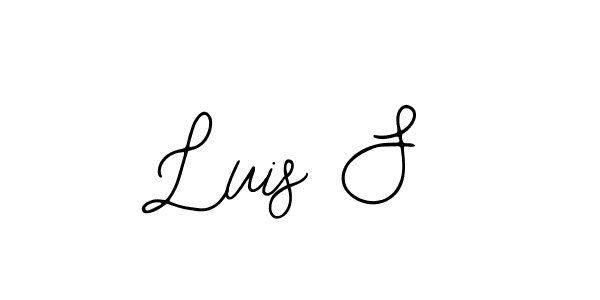 Use a signature maker to create a handwritten signature online. With this signature software, you can design (Bearetta-2O07w) your own signature for name Luis S. Luis S signature style 12 images and pictures png