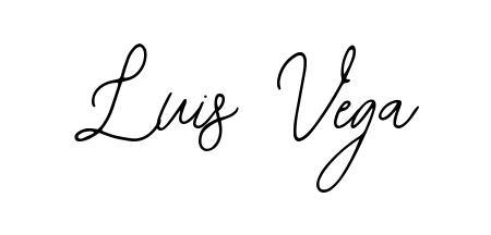 You can use this online signature creator to create a handwritten signature for the name Luis Vega. This is the best online autograph maker. Luis Vega signature style 12 images and pictures png